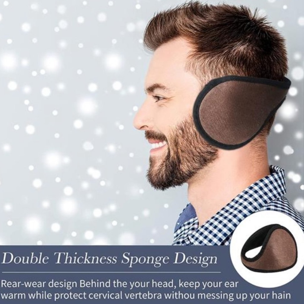 Ear Muff Ear Warmer Coffee